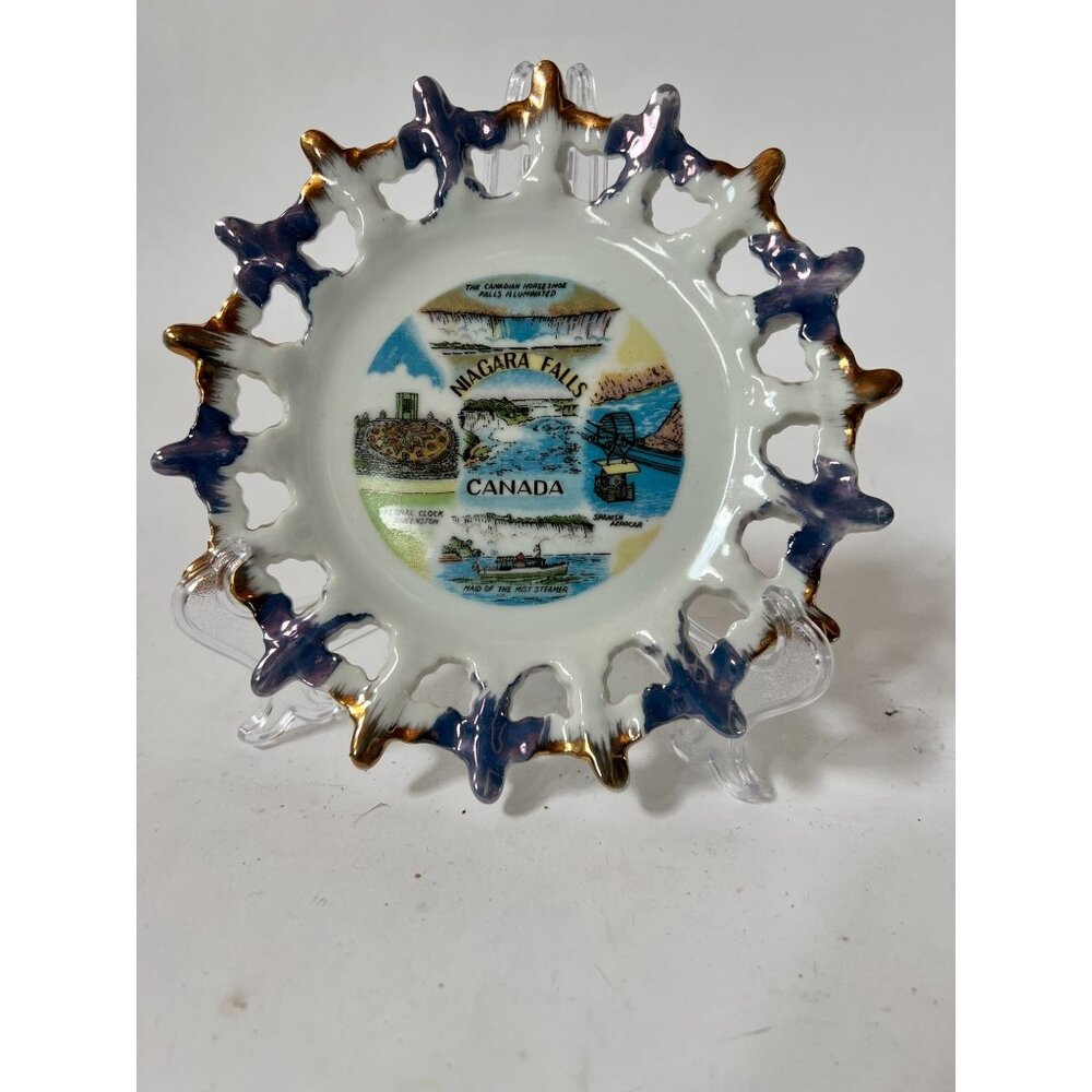 Niagara Falls Canada Souvenir Vintage Plate